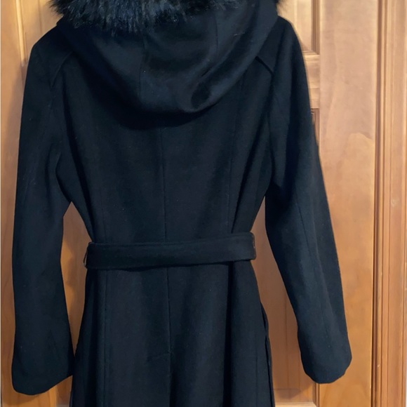 Calvin Klein for Womens Coat Jacket Wool Black Size 10 - Picture 8 of 8